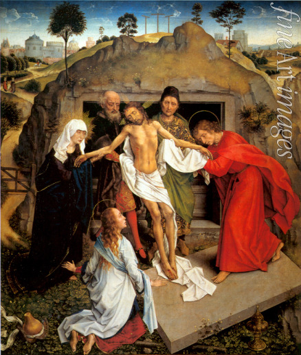 Weyden Rogier van der - Die Grablegung Christi