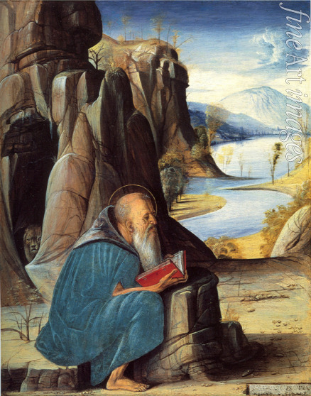 Vivarini Alvise - Lesender heiliger Hieronymus