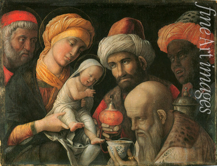 Mantegna Andrea - Die Anbetung der Könige