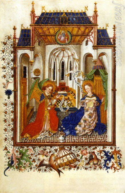 Master of Catherine of Cleves - The Annunciation (From the Hours of Catherine of Cleves;