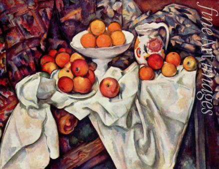 Cézanne Paul - Stilleben mit Äpfel und Orangen