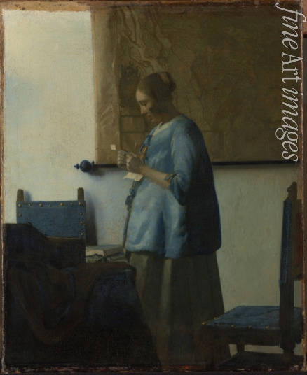 Vermeer Jan (Johannes) - Briefleserin in Blau