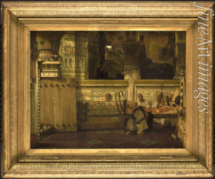 Alma-Tadema Sir Lawrence - Eine ägyptische Witwe in der Zeit von Diokletian