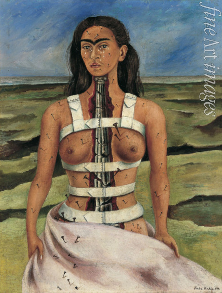 Kahlo Frida - The Broken Column (Self-Portrait)