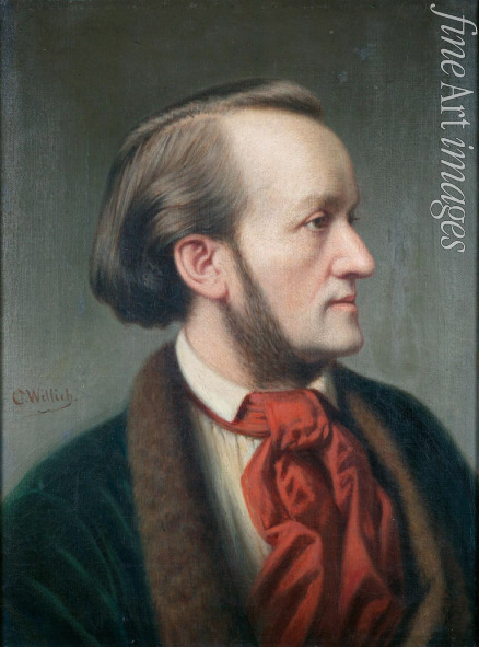 Willich Cäsar - Porträt von Komponist Richard Wagner (1813-1883)
