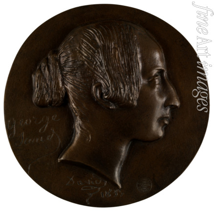 D'Angers Pierre-Jean David - Porträt von George Sand