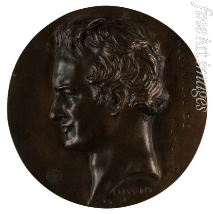 D'Angers Pierre-Jean David - Porträt von Friedrich Wilhelm Heinrich Alexander von Humboldt (1769-1859)