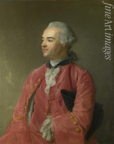 Perronneau Jean-Baptiste - Portrait of the author Jacques Cazotte (1719-1792)
