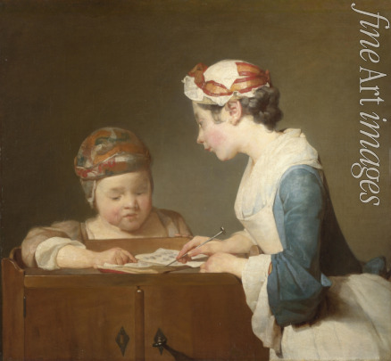 Chardin Jean-Baptiste Siméon - The Young Schoolmistress