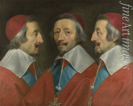 Champaigne Philippe de - Dreifach-Portrait von Kardinal Richelieu