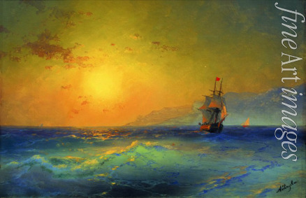 Aivazovsky Ivan Konstantinovich - Off the Crimean coast