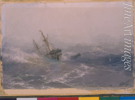 Aivazovsky Ivan Konstantinovich - Ship disaster