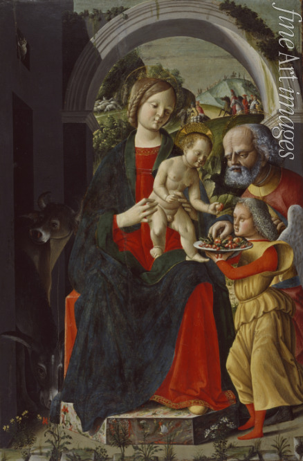 Carrari Baldassarre der Jüngere - Die Heilige Familie mit Engel
