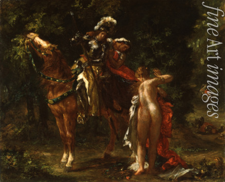 Delacroix Eugène - Marphise (Der rasende Roland)