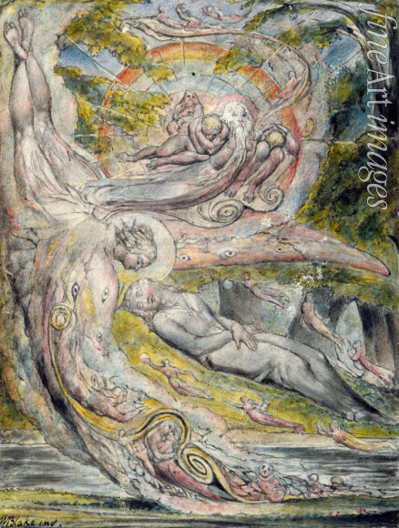 Blake William - Mysterious Dream (from John Milton's L'Allegro and Il Penseroso)