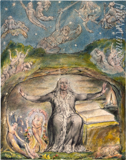 Blake William - Milton, Old Age (from John Milton's L'Allegro and Il Penseroso)