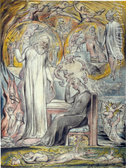 Blake William - Platons Geist (aus John Miltons L'Allegro und Il Penseroso)