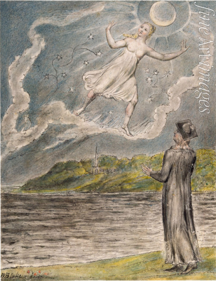 Blake William - The Wandering Moon (from John Milton's L'Allegro and Il Penseroso)