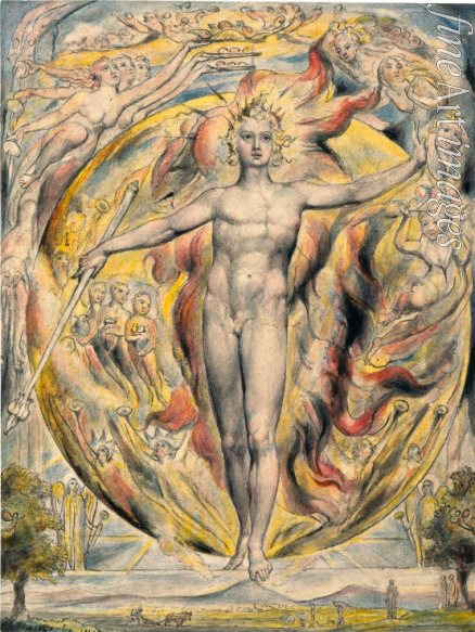 Blake William - The Sun at His Eastern Gate (from John Milton's L'Allegro and Il Penseroso)