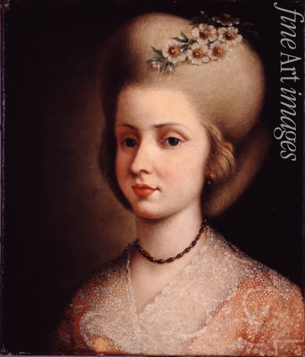 Unbekannter Künstler - Aloysia (Luise) Lange geborene Weber (1760-1839)