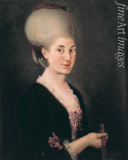 Unbekannter Künstler - Maria Anna (Nannerl) Mozart (1751-1829), Schwester von Wolfgang Amadeus Mozart