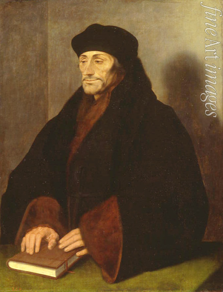 Holbein Hans der Jüngere - Bildnis Erasmus von Rotterdam (1467-1536)
