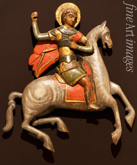Altrussische Kunst - Das Drachenwunder des heiligen Georg