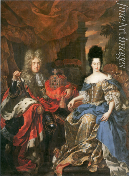Douven Jan Frans van - Der Kurfürst Johann Wilhelm von Pfalz-Neuburg und die Kurfürstin Anna Maria Luisa de' Medici
