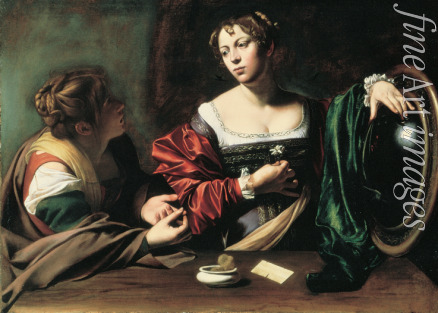 Caravaggio Michelangelo - Martha tadelt Magdalena