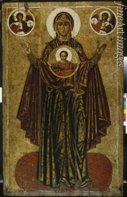 Russian icon - Our Lady of the Great Panagia (Orante)