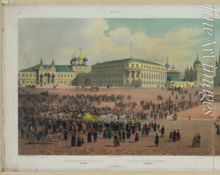 Benoist Philippe - Nikolaus-Palast im Moskauer Kreml (aus dem Panoramabild bestehend aus zehn Einzelbildern)