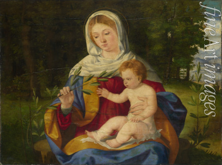 Previtali Andrea - The Virgin and Child with a Shoot of Olive