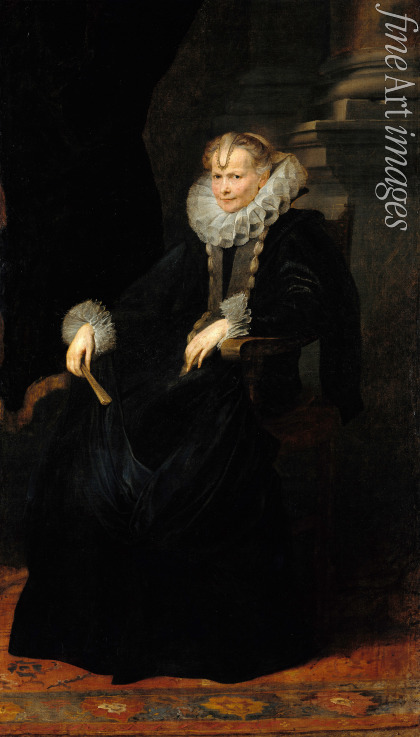 Dyck Sir Anthonis van - Bildnis einer genuesischen Dame (Vornehme Genueserin)