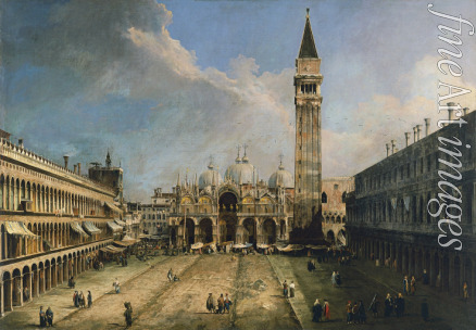 Canaletto - Der Markusplatz in Venedig