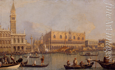 Canaletto - View of the Doge's Palace in Venice