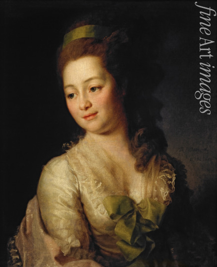Levitsky Dmitri Grigorievich - Portrait of Maria Alexeevna Lvova, née Dyakova