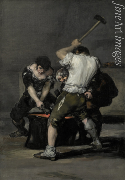 Goya Francisco de - Die Schmiede