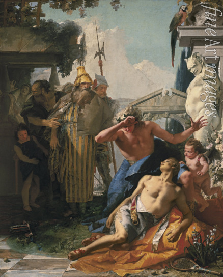 Tiepolo Giambattista - Der Tod des Hyakinthos