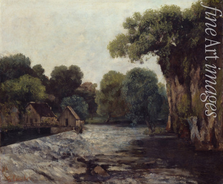 Courbet Gustave - The Weir at the Mill