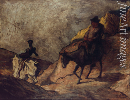 Daumier Honoré - Don Quijote und Sancho Panza