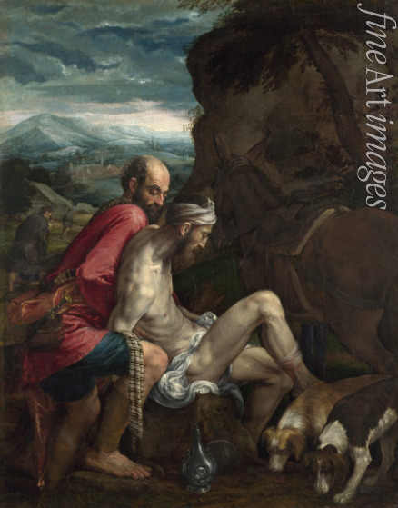 Bassano Jacopo il vecchio - The Good Samaritan