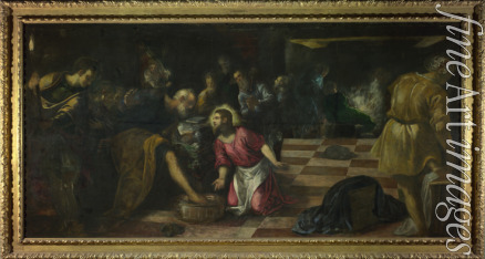Tintoretto Jacopo - Christ washing the Feet of the Disciples