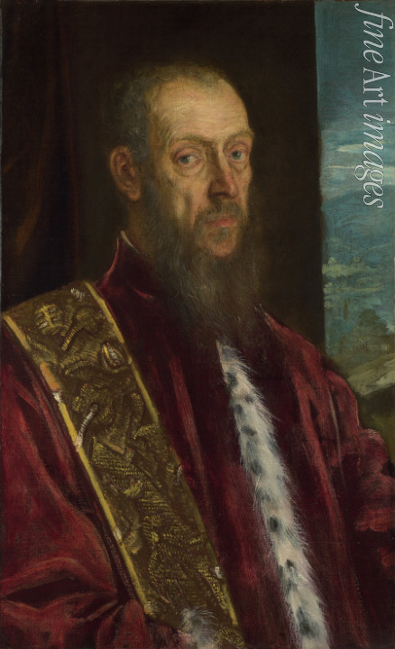 Tintoretto Jacopo - Porträt von Vincenzo Morosini