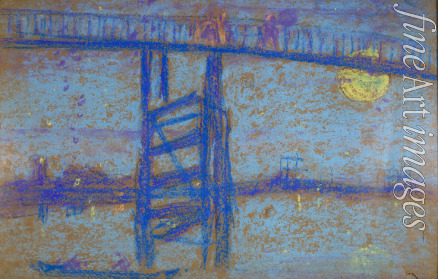 Whistler James Abbott McNeill - Nocturne: Battersea Bridge