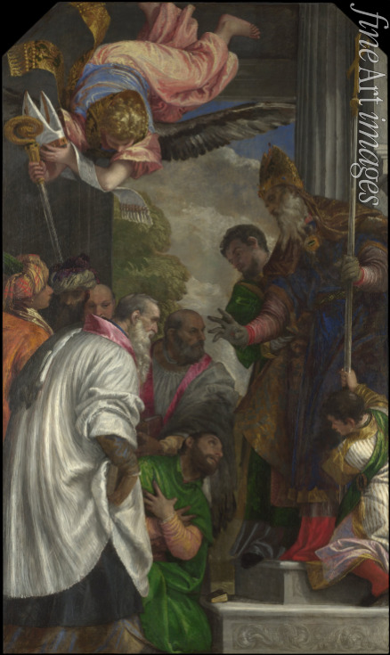 Veronese Paolo - Die Weihe des Heiligen Nikolaus zum Bischof von Myra