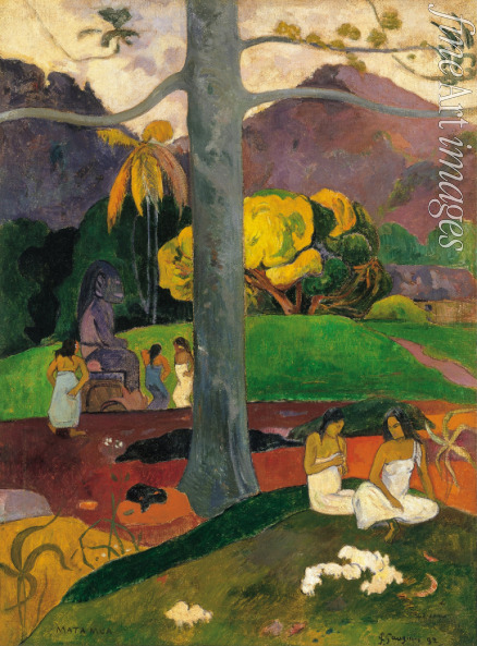 Gauguin Paul Eugéne Henri - Mata Mua (In Olden Times)