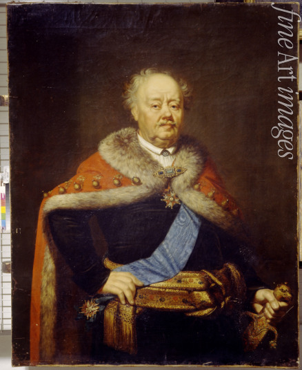 Rombauer Janos - Porträt von Graf Franciszek Ksawery Branicki (1730-1819)