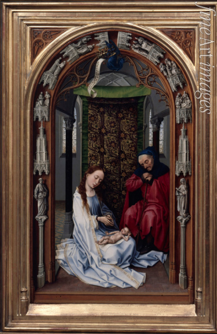 Weyden Rogier van der - Triptychon Unserer Lieben Frau (Miraflores-Altar), linke Tafel