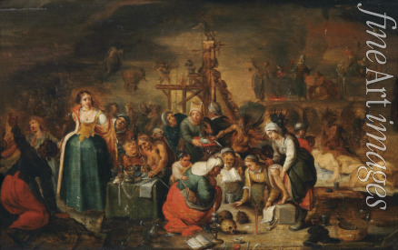 Francken Frans the Younger - The Witches' Kitchen