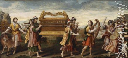 Italian master - King David bearing the Ark of the Covenant into Jerusalem